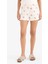 Pijama Takımı Kısa Kollu Üst Beli Lastikli Şort-Fall in Love E9826AX25SM 6
