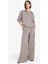 Wide Leg Kumaş Pantolon Çift Cepli Yüksek Bel Geniş Paça F0259AX25SM 6