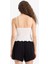 Loose Fit V Yaka Beyaz Askılı Bluz F1914AX25SM 7