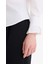 Regular Fit Geniş Yakalı Poplin Uzun Kollu Tesettür Gömlek Tunik F2731AX25SM 9