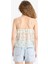 Regular Fit V Yaka Çiçekli Şifon Askılı Bluz F2245AX25SM 6