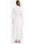 Relax Fit Bisiklet Yaka Kuşaklı Poplin Uzun Kollu Maxi Tesettür Elbise F1382AX25SM 7