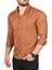 Slim Fit Dar Kesim Keten Gömlek Pamuklu Spor Gömlek 2501305 1