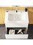 Metropole Pure 67336 Lavabo Dolabı, 2 Çekmeceli, Parlak Beyaz, 80 cm 5
