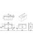 Root CLASSIC 68748 Kapaklı Lavabo Dolabı, Mat Lacivert, 100 cm 2