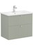 Root GROOVE 69442 Lavabo Dolabı, Iki Çekmeceli, Mat Retro Yeşil 1