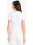 Slim Fit Dar Kesim Bisiklet Yaka Basic Düz Kısa Kollu Beyaz Tişört F3535AX25SM 6