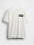 Erkek Beyaz Oasis Grafik Ringer T-Shirt 2