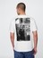 Erkek Beyaz Oasis Grafik Ringer T-Shirt 4