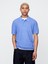 Erkek Bebe Mavisi Dokulu Kroşe Polo T-Shirt 1