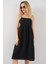 Kadın Askılı Ayrobin Elbise 2565 - Siyah 1