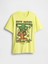 Erkek Sarı Keith Haring Grafik T-Shirt 3