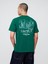 Erkek Koyu Yeşil Everyday Soft Relaxed Grafik T-Shirt 1