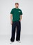 Erkek Koyu Yeşil Everyday Soft Relaxed Grafik T-Shirt 5