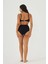 Starinci Kadın Siyah Yüksek Bel Bikini Takımı Esnek Örme Kumaş ile Şık Tasarım 5