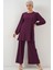 Kadın Tunik Pantolon Alt Üst Takım 6663 - Mor 1