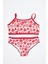 Kız Çocuk Bikini Takımı Ince Askılı Çilek Desenli 1