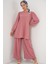 Ayrobin Tunik Pantolon Alt Üst Takım 6712 - Pembe 4