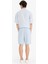 %100 Keten Relax Fit Bermuda Şort F4599AX25HS 7