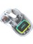Jedel WD141 Kablosuz Mouse Bluetooth + 2.4ghz Kablosuz Şarj Edilebilir Mouse Şeffaf-Beyaz Macbook Uyumlu 3