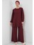Kadın Tunik Pantolon Alt Üst Takım 6663 - Bordo 1