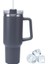 40OZ Termos Kahve Kupa Saplı Pasalı Paslanmaz Çelik Kahve Termos Kupası Araba Vakum Şenlikleri Taşınabilir Kafe Yalıtımlı Tumbler Kapasitesi: 1200ML/RENK: Gri (Yurt Dışından) 1