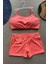 Genç Kız Sporcu Bady Bikini Şortlu Neon Renk 1