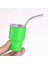 1pc 3oz Paslanmaz Çelik Mini Araba Fincanı, Pipetli Portatif Renkli Kahve Fincanı Şarap Kadehi, Kapasite: 51-100ML/RENK: Derin Pembe (Yurt Dışından) 1