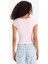 Slim Fit Dar Kesim Kayık Yaka Fitilli Kaşkorse Kısa Kollu Tişört F5015AX25SM 9