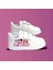 Beyaz Bantlı Soda K Pop Baskılı Çocuk Spor Ayakkabı Sneaker 1