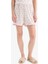 Regular Fit Pijama Takımı Desenli Askılı Üst Esnek Belli Şort-Fall in Love F5774AX25SM 6