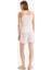 Regular Fit Pijama Takımı Desenli Askılı Üst Esnek Belli Şort-Fall in Love F5774AX25SM 8