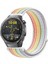 Huawei Watch Gt5 Pro 46MM ile Uyumlu Kordon Kumaş Desenli Cırt Cırtlı Spor Kayış 1