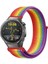 Huawei Watch Gt5 Pro 46MM ile Uyumlu Kordon Kumaş Desenli Cırt Cırtlı Spor Kayış 1