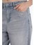 90's Wide Leg Yüksek Bel Uzun Jean Yıkamalı Pantolon F6336AX25HS 6