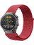 Huawei Watch Gt5 Pro 46MM ile Uyumlu Kordon Kumaş Desenli Cırt Cırtlı Spor Kayış 1