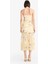 Coool Bodycon Vücudu Saran Straplez Çiçek Desenli Tül Maxi Elbise F5577AX25SM 6