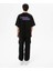 Baskılı Siyah Oversize T-Shirt 4