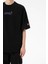 Baskılı Siyah Oversize T-Shirt 5