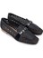 Kadın Hakiki Deri Lacivert Loafer Ayakkabı 1140 55709017 Byn Ayk Y25 Navy 2
