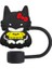 1-18PCS Hello Kitty Miniso Araba Termos Kupası 3040OZ CUP1MM Saman Toppers Yeniden Kullanılabilir Toz Geçirmez Saman Kapağı Renk: 8 (Yurt Dışından) 1