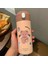 380ML Paslanmaz Çelik Termos Vakum Şişesi Sevimli Karikatür Termal Su Şişesi Kızlar Için Yalıtımlı Saman Kurı Tumbler Drinkwarecapacity: 380ML/RENK: Kahverengi (Yurt Dışından) 1