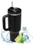 Hanlde ile Yalıtılmış Tumbler 1200ML Metal Paslanmaz Çelik Vakum Taşınabilir Saman Sıcak Kupa Sıcak ve Soğuk Kahve Için Büyük Termal Kupa: 1000-1500ML/RENK: Krem (Yurt Dışından) 1