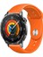 Huawei Watch Gt5 46MM Akıllı Saat ile Uyumlu Yumuşak Dokulu Silikon Kordon Kayış 1