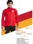 Orijinal Lisanslı 5 Yıldızlı Fermuarlı Kırmızı Sweat + Silikon Bileklik Set Hediyelik Ahşap Kutulu 3