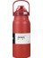 1300/1700ML Termos Şişesi Su Şişesi Saman Spor Turu ile Su Şişesi Paslanmaz Çelik Termozlar 316 Termal Taşınabilir Tumblerscapacity: 1-1.5l/renk: Kırmızı (Yurt Dışından) 1