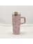 14 Oz Araba Kupası 304 Paslanmaz Çelik Yalıtılmış Seyahat Tumbler Sap Saman Kapağı Aracı, Ofis, Hediye Kapasitesi Için Soğuk Tutulma: 1200ML/RENK: Pembe Yay (Yurt Dışından) 1