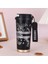 Yeni Su Şişesi Van Go-Gh Thermos Kahve Kupası 2025 Yeni Yüksek Görünümlü Çift Içme Kupası Vadisi Çiçek Hediyesi Su Cupcapacity: 500ML/RENK: Koyu Gri (Yurt Dışından) 1