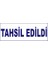 Tahsil Edildi Kaşesi, 912 (51mm*19 mm) Mavi Keçeli Kırmızı Otomatik Kaşe 2