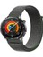 Huawei Watch Gt5 46MM ile Uyumlu Kordon Kumaş Desenli Cırt Cırtlı Spor Kayış 1